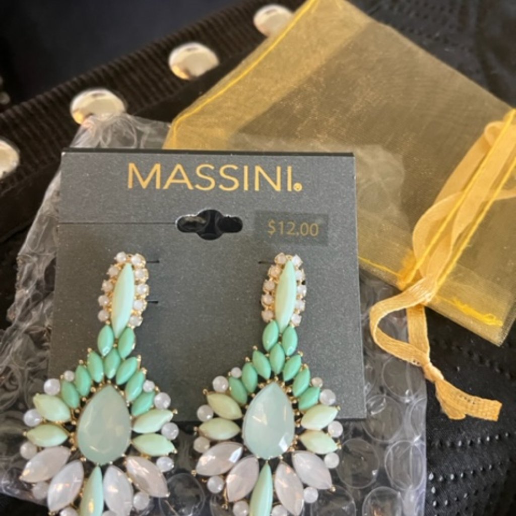 Massini Minty Boho Earrings New 7$